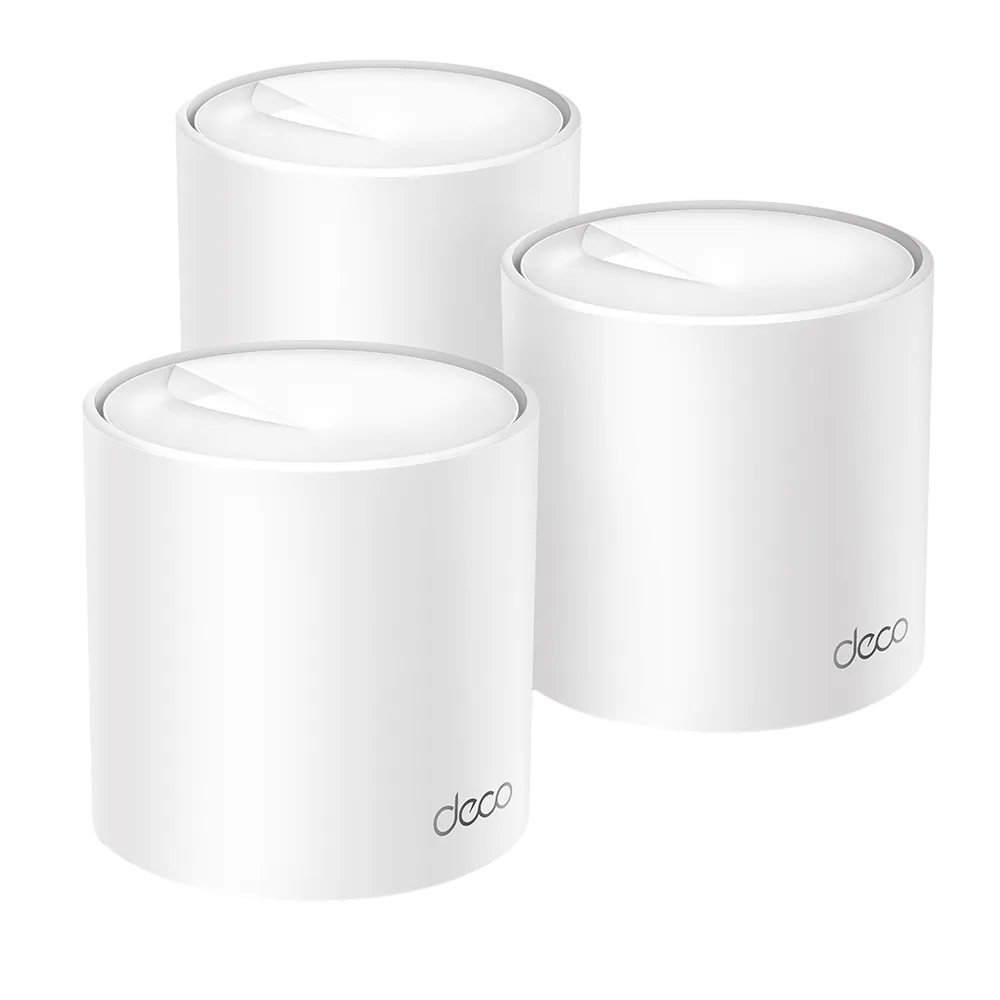 מגדיל טווח (3 יח') Deco X50 AX3000 Whole Home Mesh WiFi 6 System
