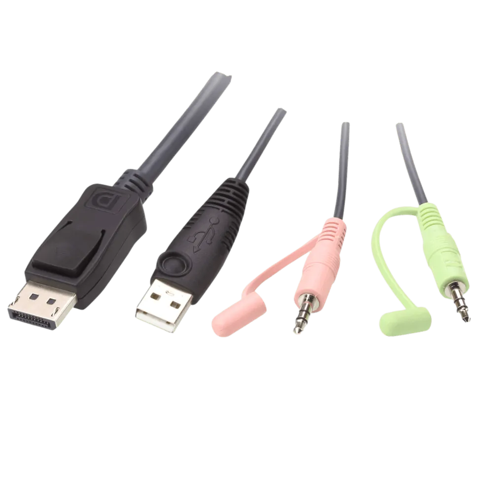 ATEN 2-Port USB DisplayPort Cable KVM Switch CS22DP - Image 3