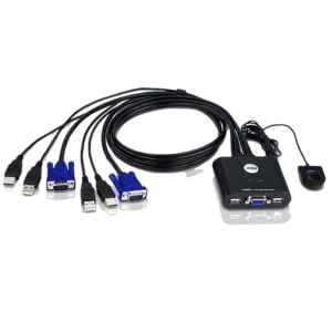 ATEN 2-Port USB VGA Cable KVM Switch CS22U
