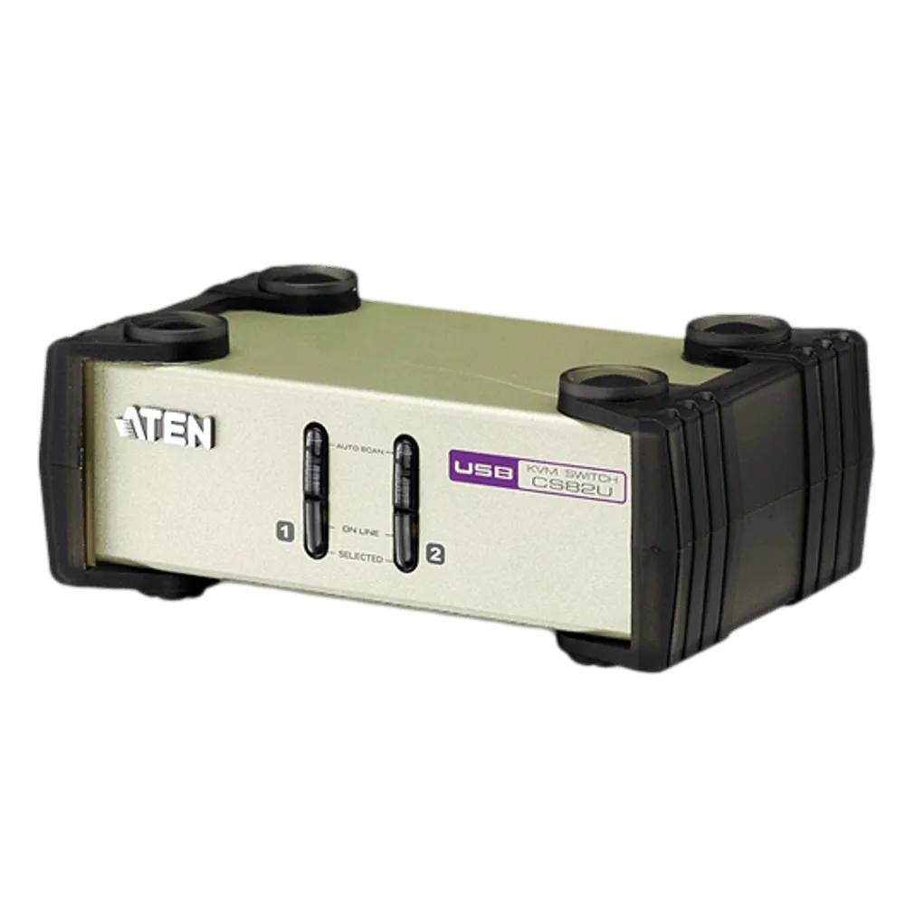ATEN 2-Port PS/2-USB VGA KVM Switch CS82U