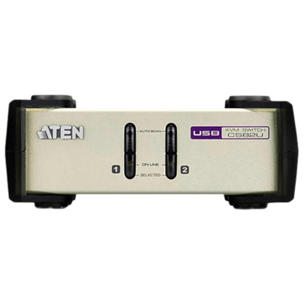 ATEN 2-Port PS/2-USB VGA KVM Switch CS82U - Image 2