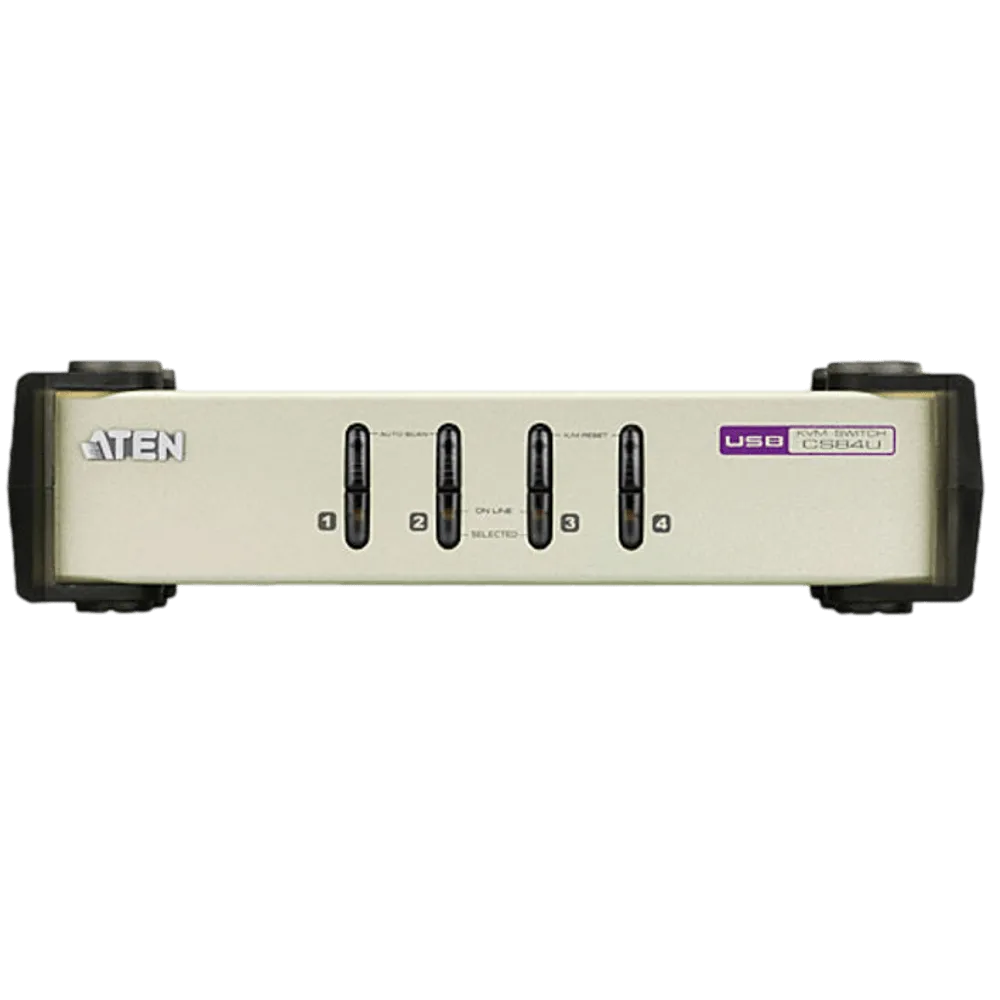 ATEN 4-Port PS/2-USB VGA KVM Switch CS84U - Image 3