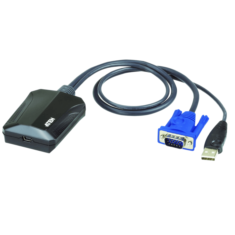 ATEN Laptop USB KVM Console Crash Cart Adapter IT Kit CV211CP - Image 2