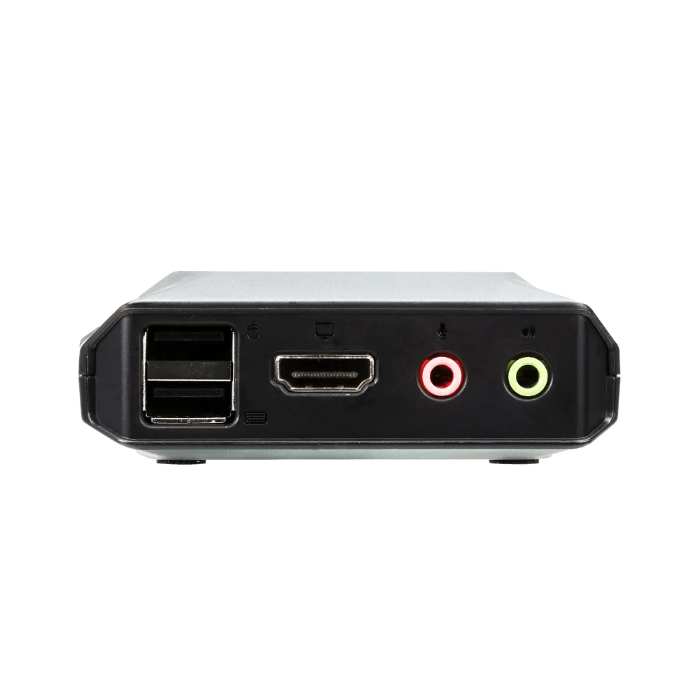ATEN CS22H 2-Port USB 4K HDMI Cable KVM Switch with Remote Port